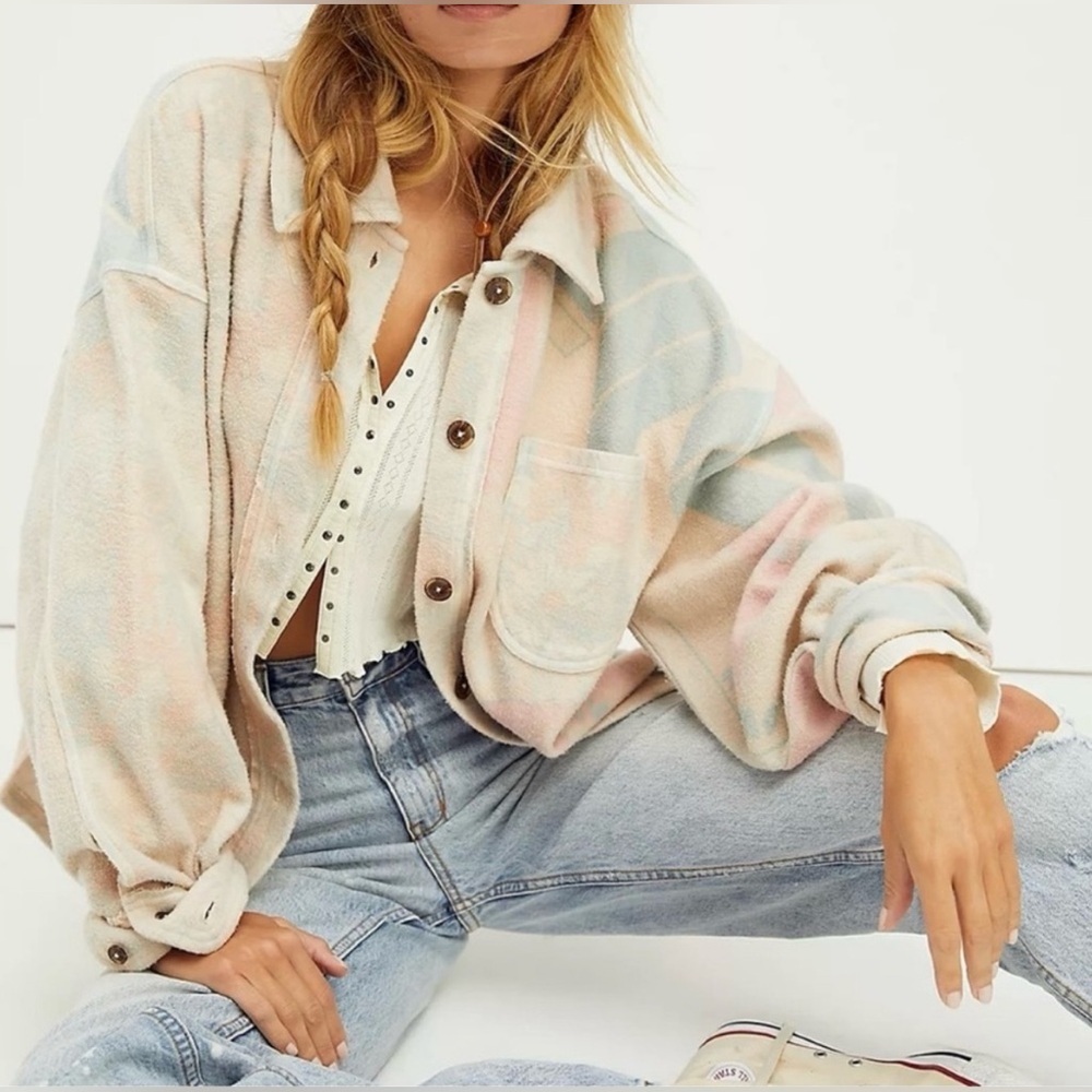 EUC Free People Kiwi Ruby Jacket/Shacket/Shirt Jacket